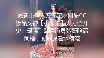 最新重磅！万元定制网易CC极品女神【小恩雅】火力全开史上最强，贴屏道具紫薇脸逼同框，蝴蝶逼淫水横流