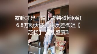 露脸才是王道！推特微博网红6.8万粉大波肥臀反差御姐【苏畅】 淫乱盛宴3