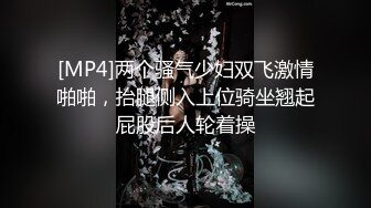 [MP4]两个骚气少妇双飞激情啪啪，抬腿侧入上位骑坐翘起屁股后人轮着操