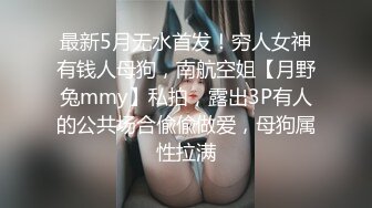 最新5月无水首发！穷人女神有钱人母狗，南航空姐【月野兔mmy】私拍，露出3P有人的公共场合偸偸做爱，母狗属性拉满