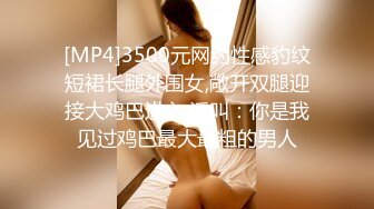 [MP4]3500元网约性感豹纹短裙长腿外围女,敞开双腿迎接大鸡巴进入,淫叫：你是我见过鸡巴最大最粗的男人