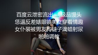 百度云泄密流出❤️极品馒头恁逼反差婊眼镜美女穿着情趣女仆装被男友狗链子滴蜡射尿啪啪调教