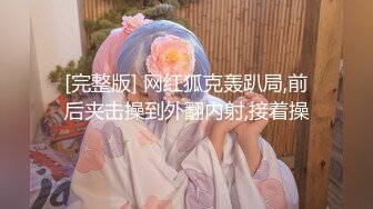 [完整版] 网红狐克轰趴局,前后夹击操到外翻内射,接着操