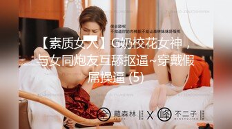 【素质女人】G奶校花女神，与女同炮友互舔抠逼~穿戴假屌操逼 (5)