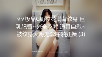 √√极品G奶校花满背纹身 巨乳肥臀~兴奋吃鸡 道具自慰~被纹身大哥无套啪啪狂操 (3)