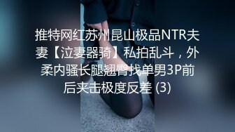 推特网红苏州昆山极品NTR夫妻【泣妻器骑】私拍乱斗，外柔内骚长腿翘臀找单男3P前后夹击极度反差 (3)